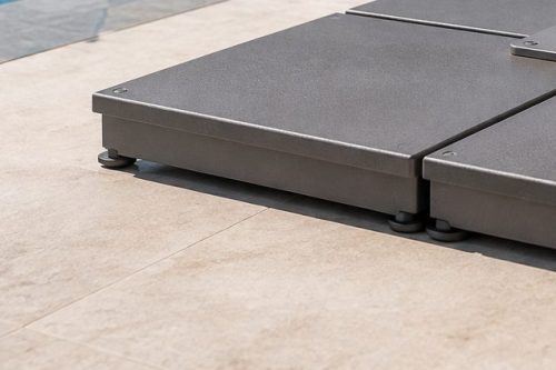 FHST063 160KG Heavy-Duty Split Steel Cantilever Umbrella Base