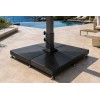 FHST060 360KG Heavy-Duty Welded Marble Base for Large Cantilever Umbrellas