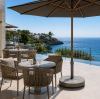 The Art of Outdoor Shade: How Luxury Hotels Use Umbrellas to Define Outdoor Spaces