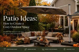 How to Create a Cozy Fall Outdoor Space with a Patio Umbrella