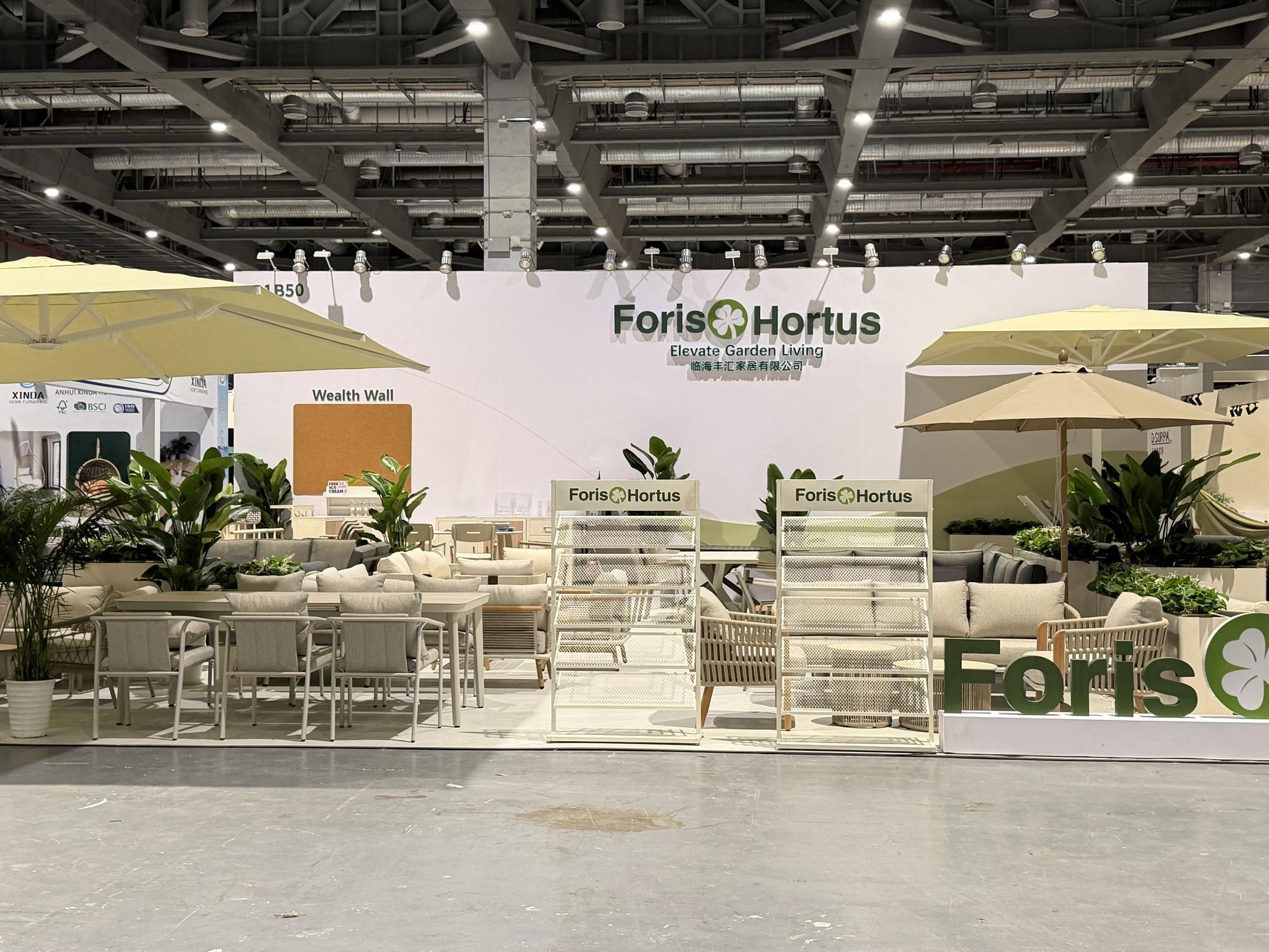 Foris Hortus booth at Shanghai International Furniture Fair 2026