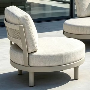 FHFS235 Luxury Outdoor Sofa Set with Aluminum Frame & Rope Weaving