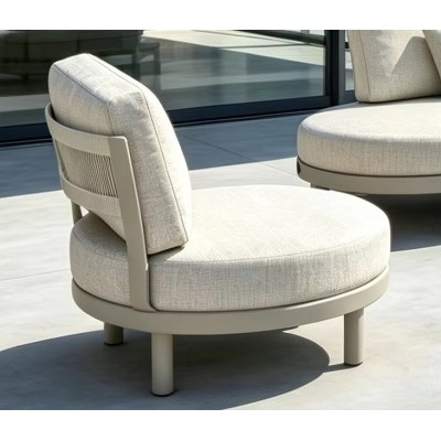 FHFS235 Luxury Outdoor Sofa Set with Aluminum Frame & Rope Weaving