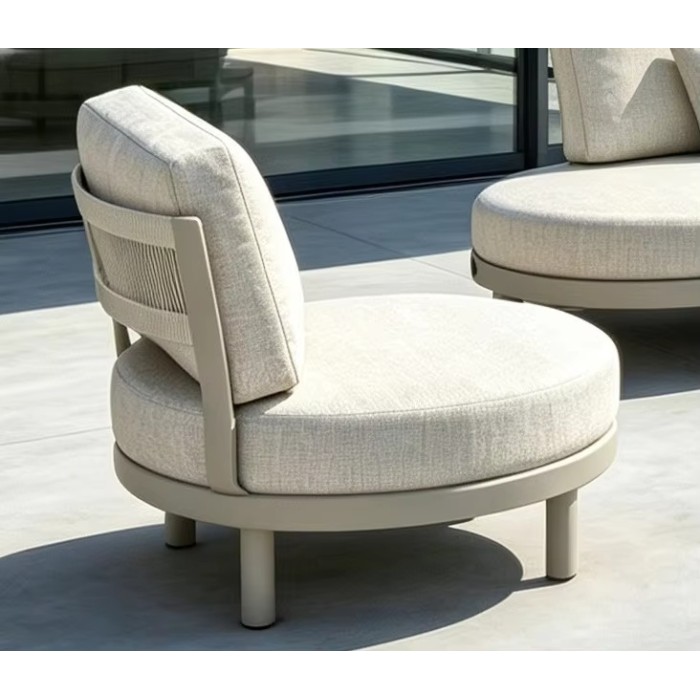 4-Piece Outdoor Aluminum Sofa Set | Weatherproof Garden Lounge