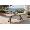FHTB084 Modern Outdoor Dining Table with Aluminum Frame & PSPC Tabletop