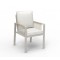 FHCH073-A1 Modern Outdoor Dining Chair with Cushioned Seat & Back