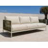 Rope Weave Aluminium Outdoor Sofa Set | 5-Piece Garden Lounge with Round Coffee Tables for Villa Terrace Hotel Poolside