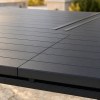 Aluminium Slat Extendable Outdoor Dining Table | 220 cm Extending to 280 cm, X-Frame Garden Table