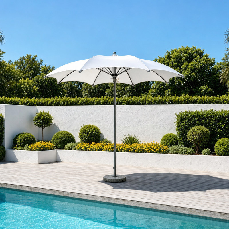 Will a heavier umbrella base stop my umbrella blowing over in a storm?