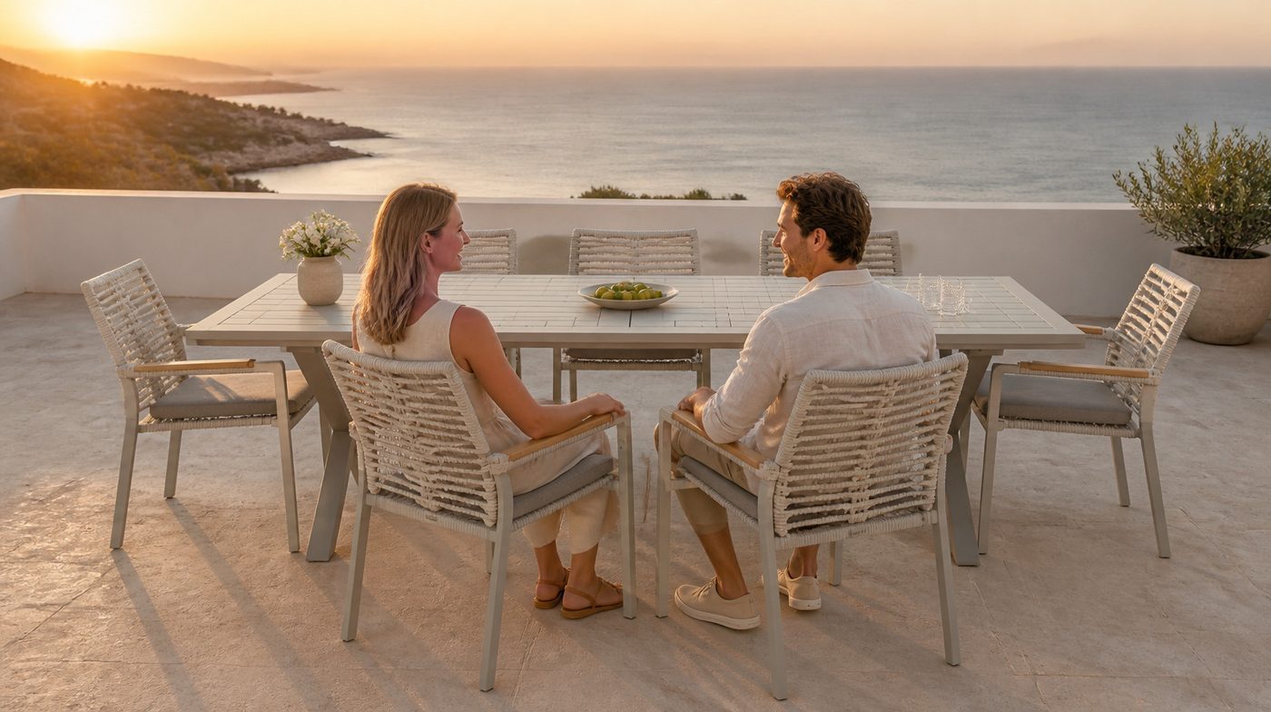 How Many Chairs Fit a Round, Rectangular or Extendable Outdoor Table? Seat-Count and Clearance Guide