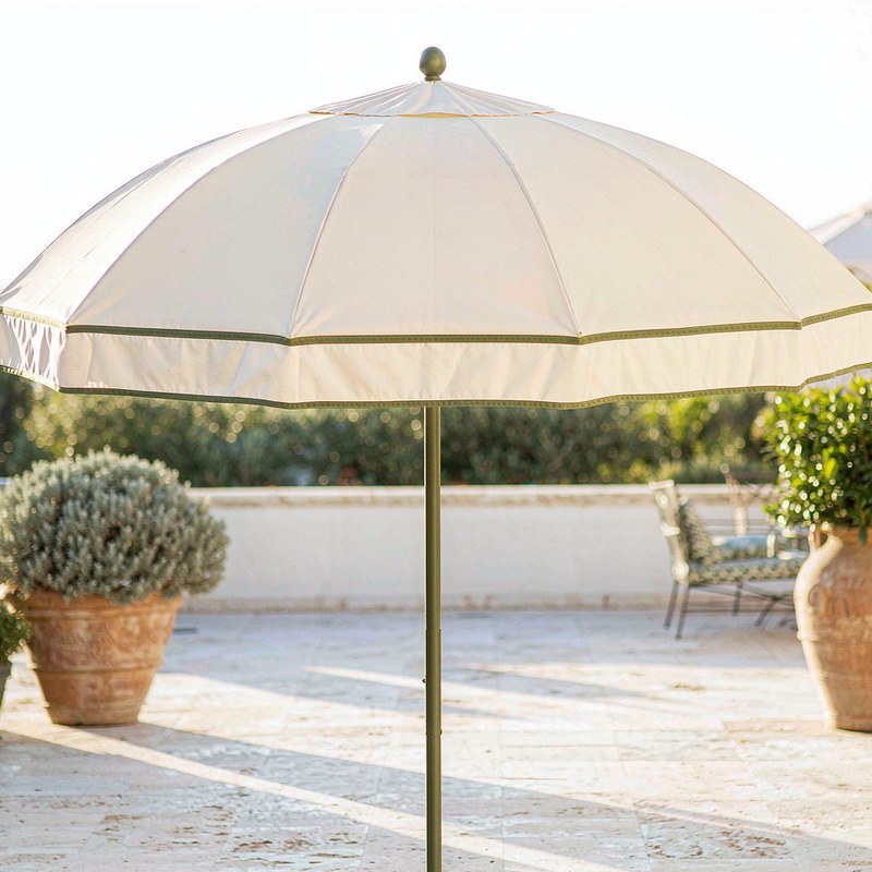 Can I brand the centre pole umbrellas for my venue?