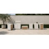 Modular Outdoor Kitchen | Aluminium Cabinets with Rock Plate Countertops, Sink, Grill and Bar Units for Terraces and Pool Decks