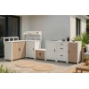 Modular Outdoor Kitchen | Aluminium Cabinets with Rock Plate Countertops, Sink, Grill and Bar Units for Terraces and Pool Decks