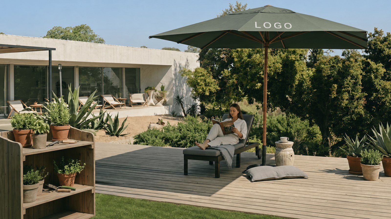 Corporate Parasols and Printed Umbrellas: How Hotels and Restaurants Brand Their Shade