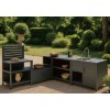 Modular Outdoor Kitchen | Six Unit Range in Aluminium, Aluminium with Steel Fixings or All Steel