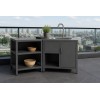 Modular Outdoor Kitchen | Six Unit Range in Aluminium, Aluminium with Steel Fixings or All Steel
