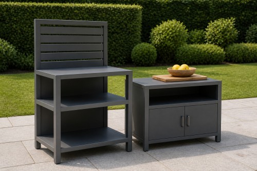 Modular Outdoor Kitchen | Six Unit Range in Aluminium, Aluminium with Steel Fixings or All Steel