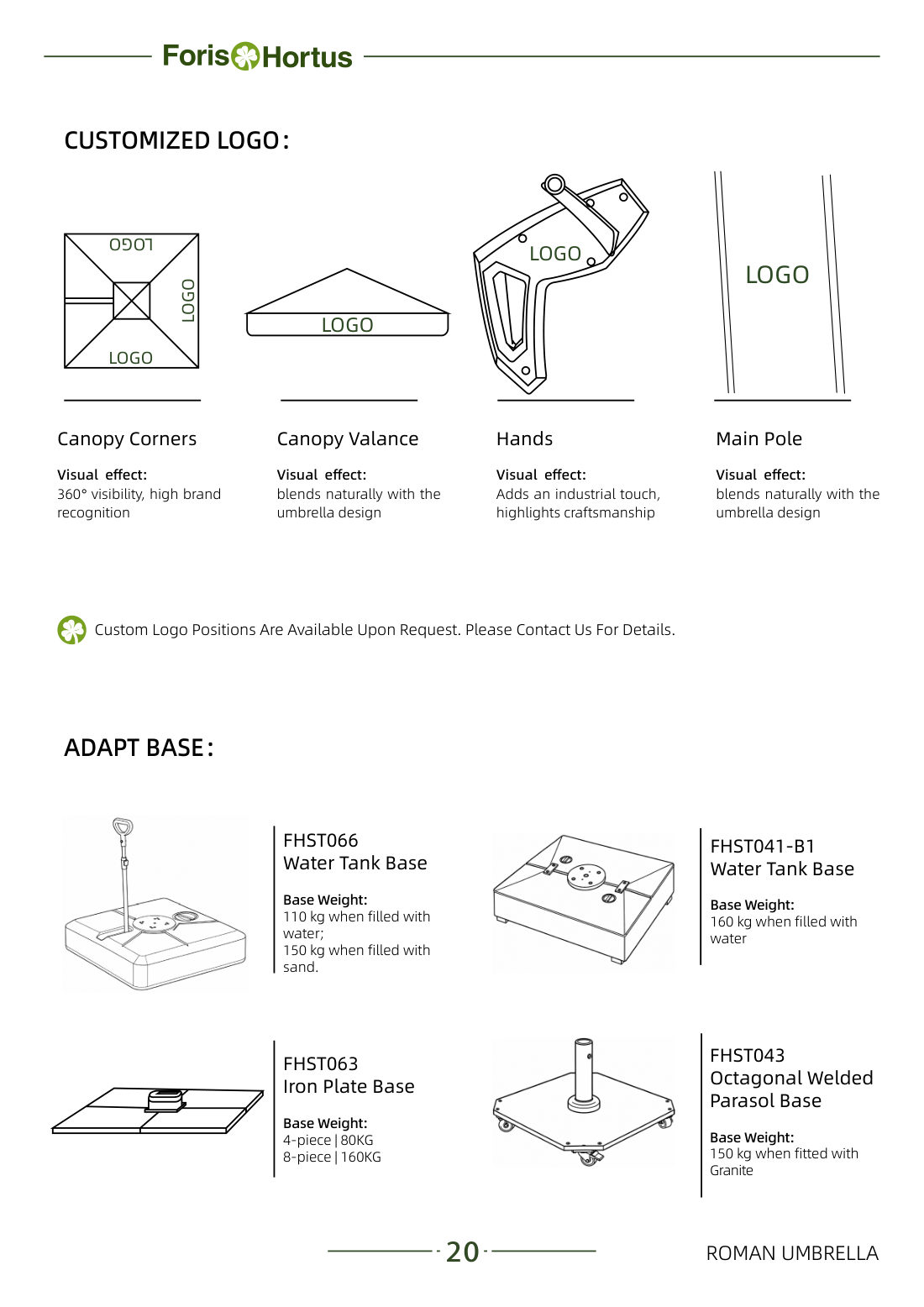 Foris Hortus umbrella catalog page 23