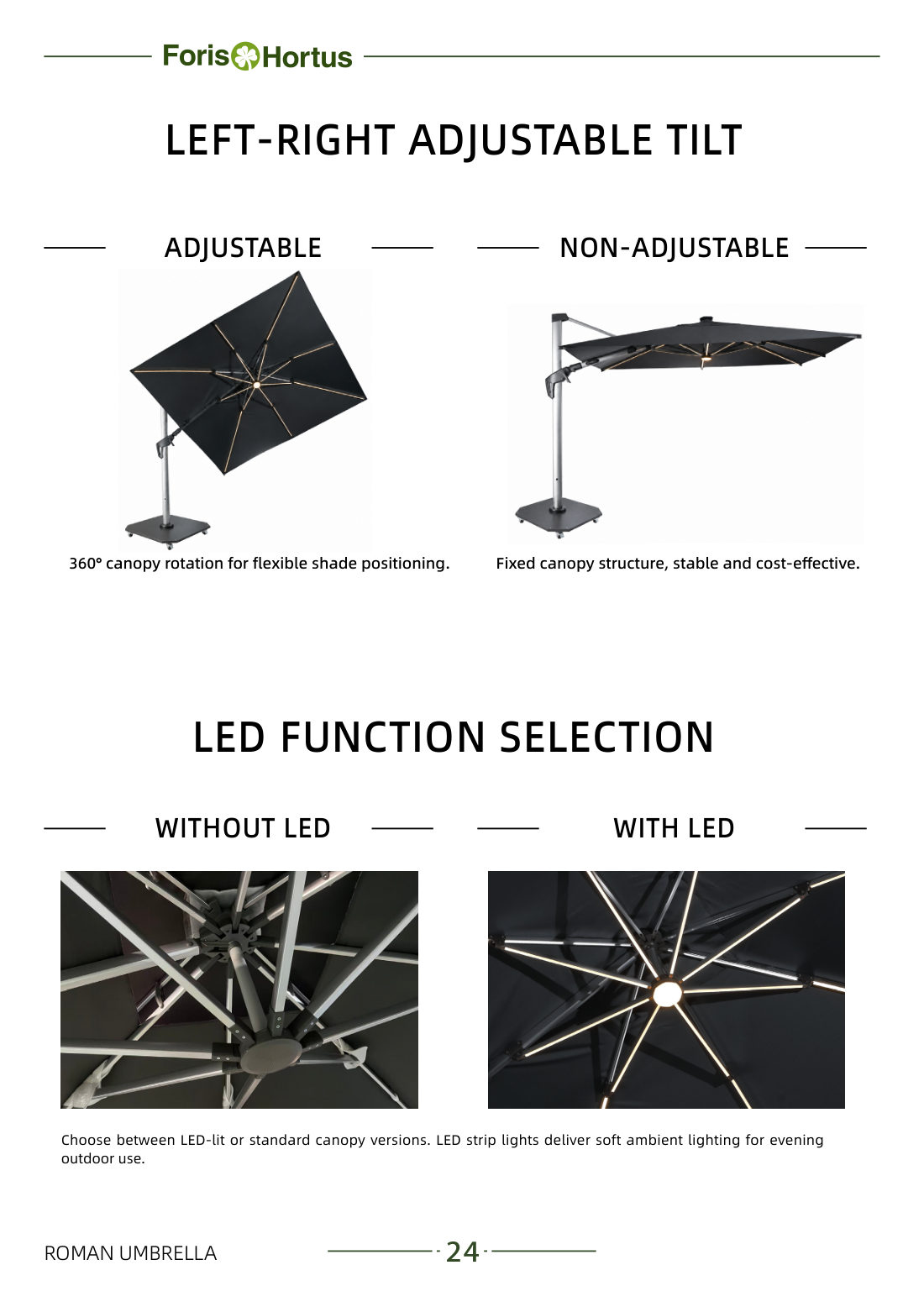 Foris Hortus umbrella catalog page 27