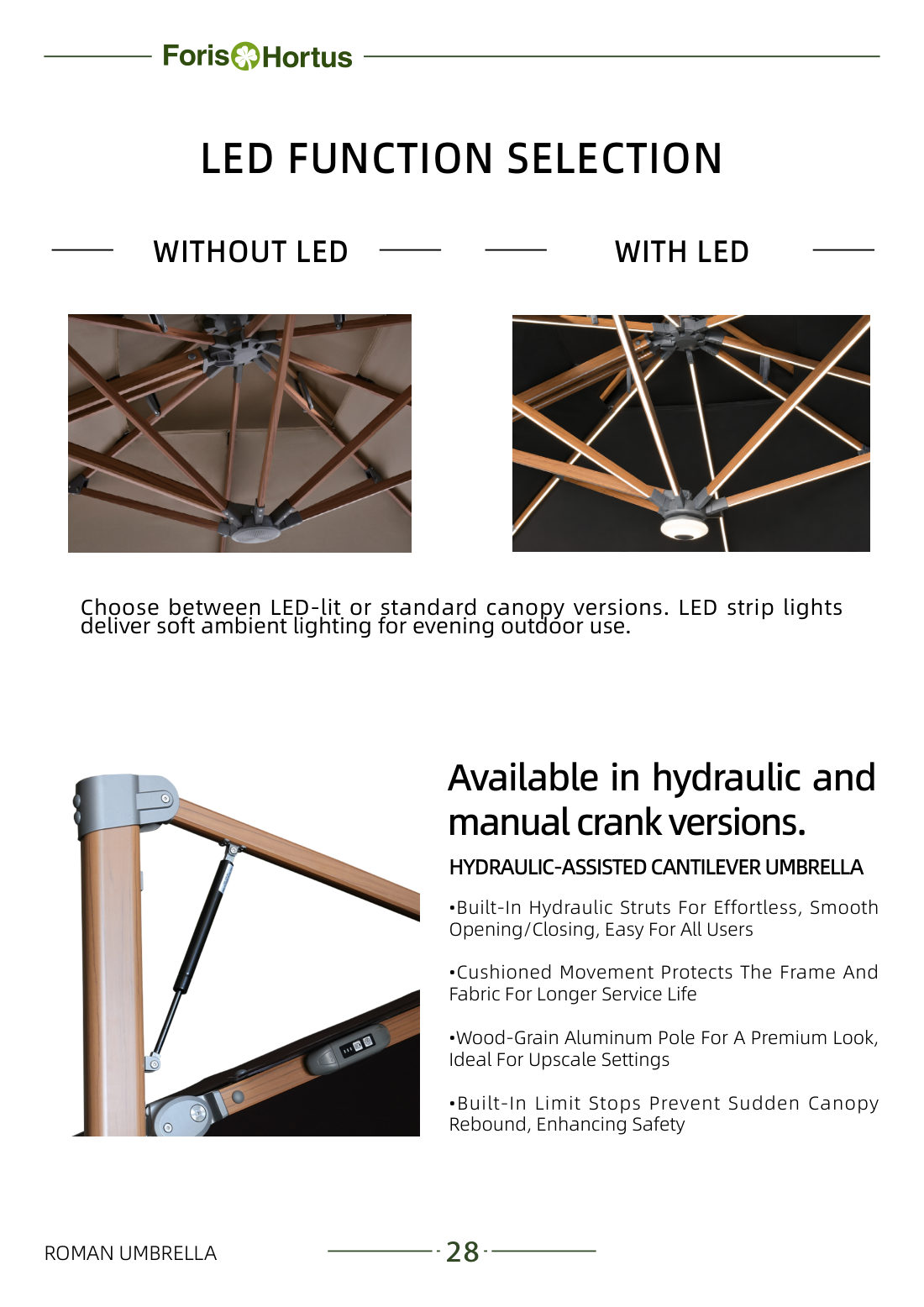 Foris Hortus umbrella catalog page 31