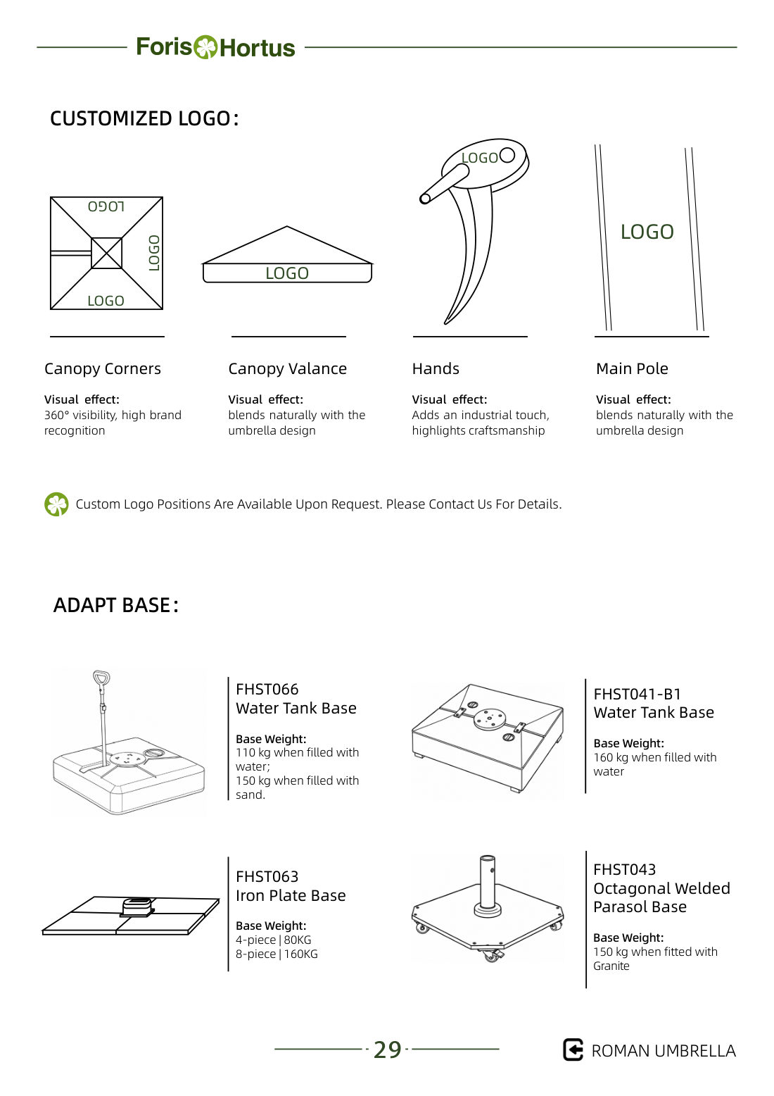 Foris Hortus umbrella catalog page 32