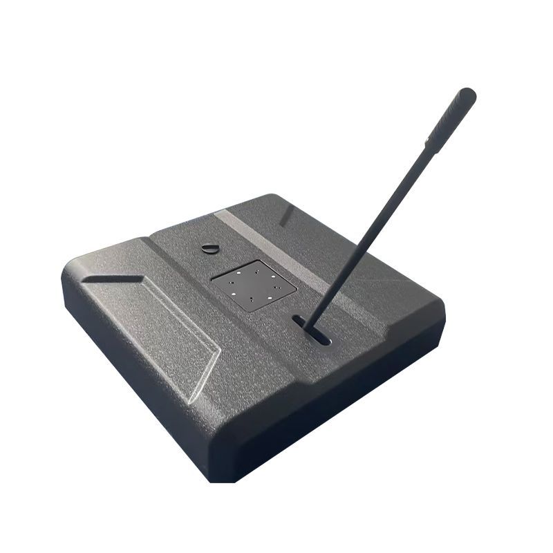 Heavy-duty cantilever umbrella base with handle