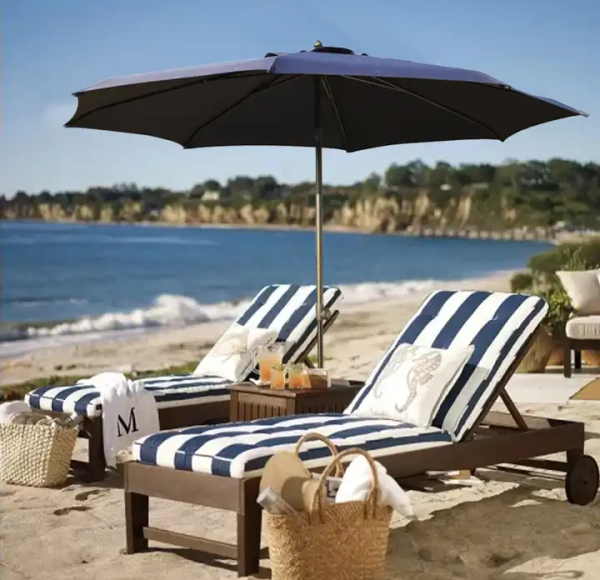 Heavy-Duty Full Aluminum Frame Umbrella with Crank Handle | Full Aluminum Frame With Crank Handle