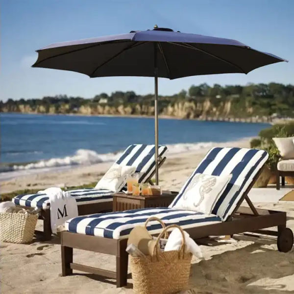 Heavy-Duty Full Aluminum Frame Umbrella with Crank Handle | Full Aluminum Frame With Crank Handle