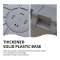 Heavy-Duty Fillable HDPE Parasol Base | Windproof Reinforced Square Umbrella Weight Bas