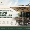 The Ultimate Guide to Commercial Roman Umbrellas: Durability & Design Foris Hortus
