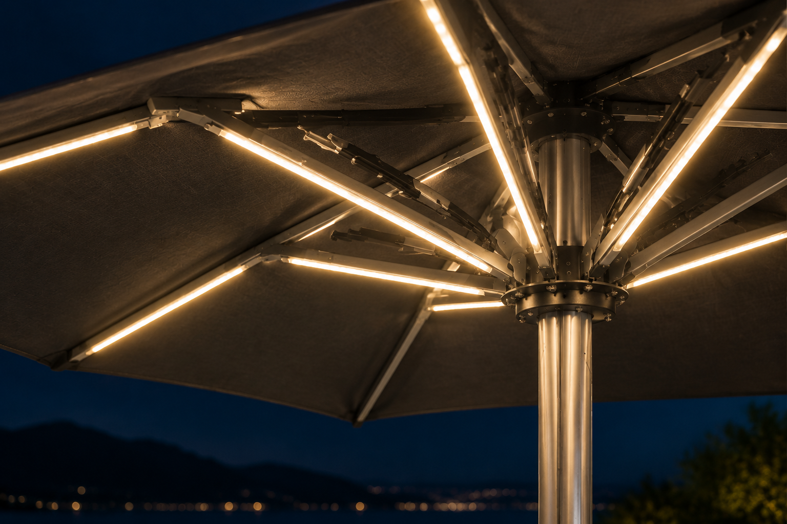 FHUM103 umbrella structure and feature details