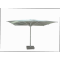 FHUM098 Premium Commercial LED Center Pole Aluminum Patio Umbrella | 3x3m 4x4m 5x5m with Crank & Swivel
