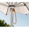 FHUM086 Wind-Optimized Aluminum Center Pole Outdoor Umbrella | Granite Base