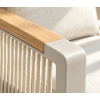 FHCH073-A1 Modern Outdoor Dining Chair with Cushioned Seat & Back