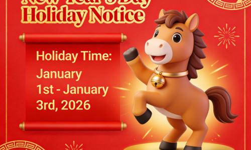 Notice: New Year Holiday 2026 & Gratitude