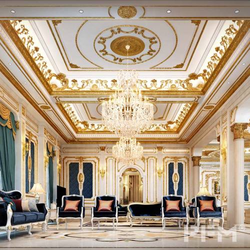 Luxury Arabic Palace Design | Classic Majlis Interior with Royal Gold Accents | Luxury House Design And Construction