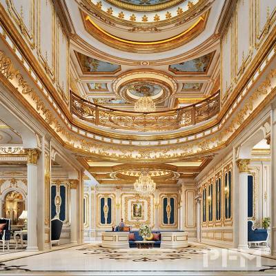 Luxury Arabic Palace Design | Classic Majlis Interior with Royal Gold Accents | Luxury House Design And Construction