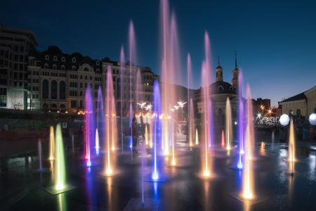 Immersive Lighting System for Musical Fountain