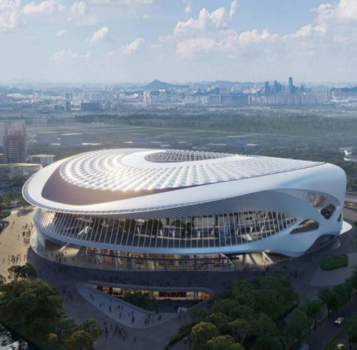 73,000–75,000 Seats Guangzhou Soccer Park World-Class Football Stadium