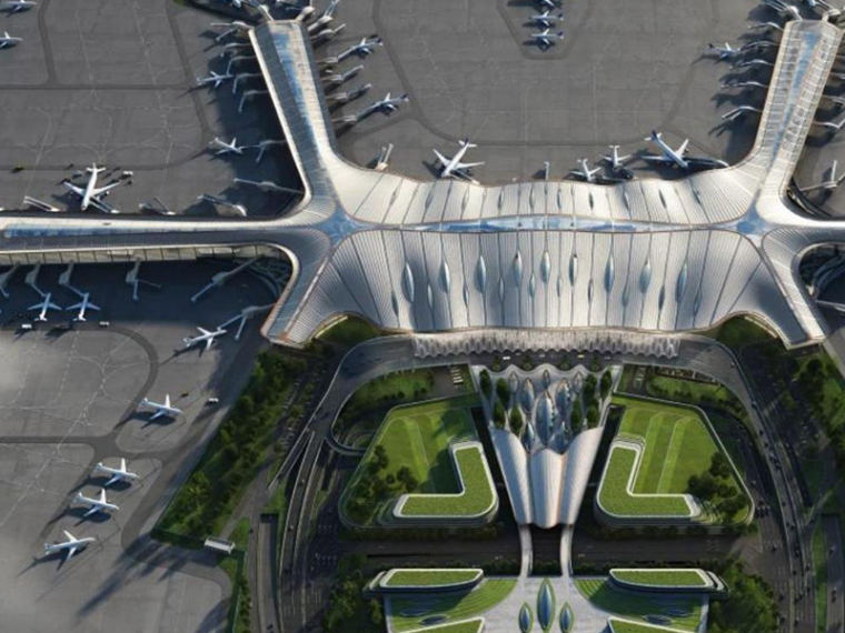 Airport terminal facade project