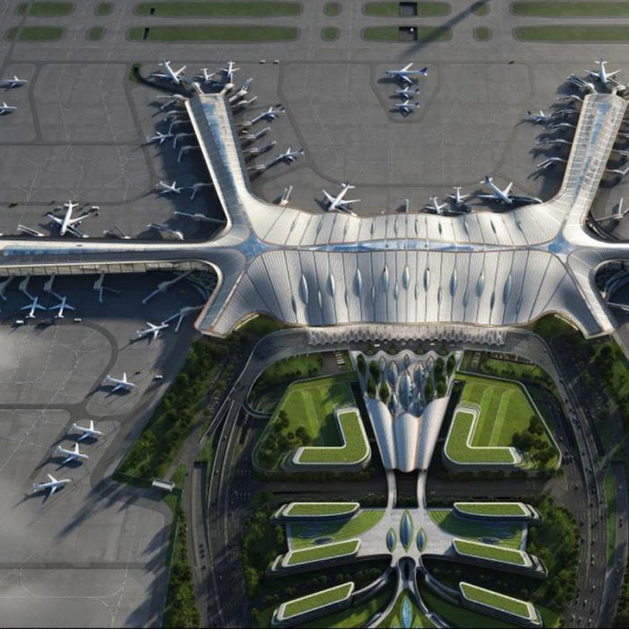 Airport terminal facade project
