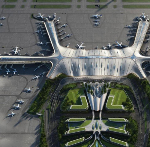 Pearl River Delta Hub (Guangzhou New) Airport Terminal Building Architectural Scheme