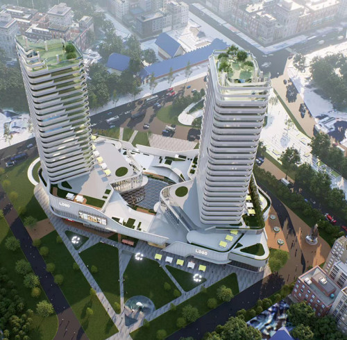 Urban Super High-Rise Commercial Complex