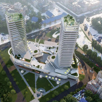 Urban Super High-Rise Commercial Complex