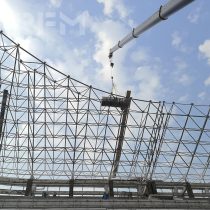 Outdoor Stadium Space Frame Roof System Long-Span Spatial Grid Structure Constrution