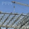 Outdoor Stadium Space Frame Roof System Long-Span Spatial Grid Structure Constrution