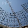 Roof of large-span grid structure gymnasium-8.26