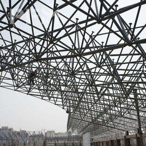 Space Frame Roof Structure for FIFA-Standard Stadiums Steel Grid Roofing System EPC Solutions