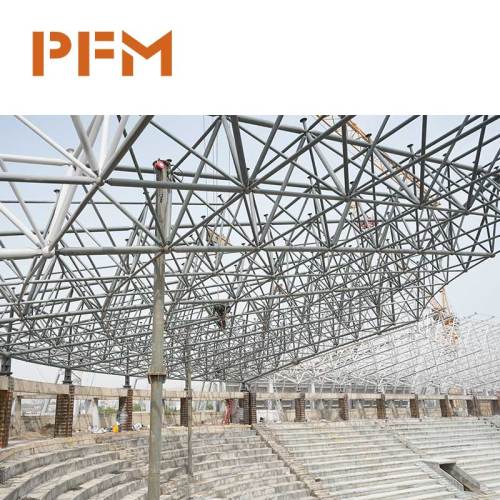 Long-Span Space Frame Roof Steel Space Frame Roofing System