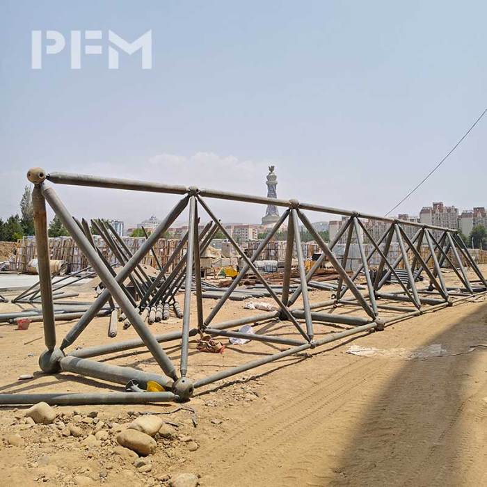 Large-Span Modern Steel Grid Roof Structure Solution Design Fabrication Installation Services